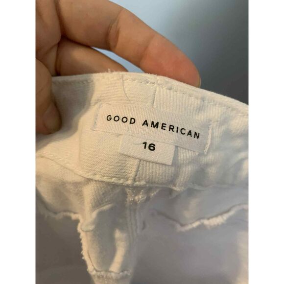 Good American White Boot Cut NWT Jeans, Size 16 - Picture 3 of 5